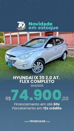 HYUNDAI IX35 2.0 MPFI GLS 16V FLEX 4P AUTOMÁTICO HYUNDAI IX35 2.0 MPFI GLS 16V FLEX 4P AUTOMÁTICO